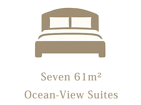 Seven 61 m² Ocean-View Suites
